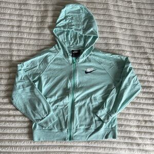 Nike Kids Light Green Hoodie